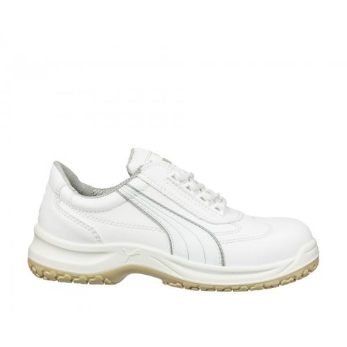 Calçado de segurança para laboratório - CLARITY LOW - PUMA SAFETY SHOES - antiderrapante / em couro / em microfibra