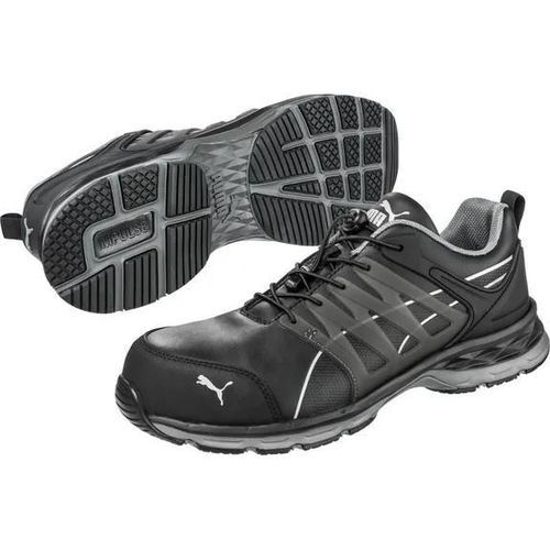 Calçado de segurança resistente ao calor - Velocity 2.0 Black Low 643840 - PUMA SAFETY SHOES - antiderrapante / dissipador de descargas eletrostáticas / em couro