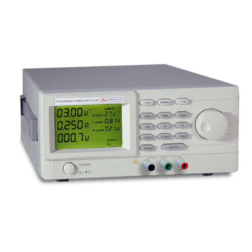 Fonte de alimentação elétrica de mesa - FA-405 - PROMAX ELECTRONICA - CA/CC / ajustável / programável
