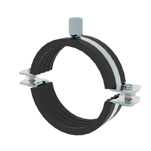 Abraçadeira para mangueira em aço galvanizado - IKKS series - INKA FIXING SYSTEMS - de parafuso / com junta / resistente às vibrações