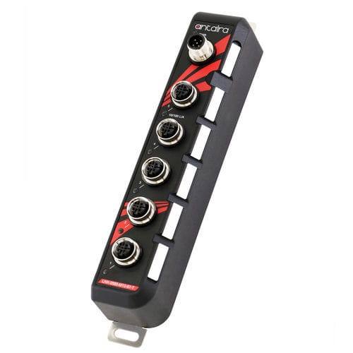 Switch de rede não gerenciável - LNX-0500-M12-67 - Antaira Technologies - 5 portas / para trilho DIN / de parede