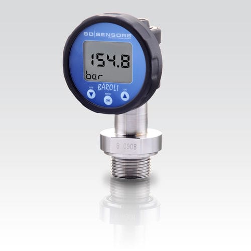 Manômetro diferencial - BAROLI 05P - BD|SENSORS GmbH - absoluto / com display LCD / com rosca