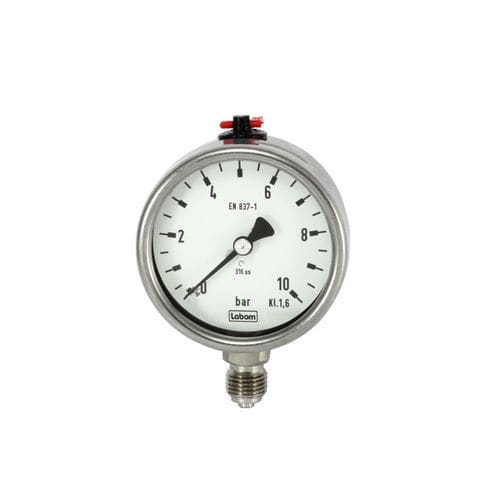 Manômetro diferencial - BA4 series - LABOM Mess- und Regeltechnik GmbH - analógico / com rosca / em aço inoxidável
