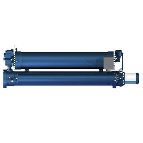 Cilindro com acumulador - Montanhydraulik - hidráulico / com haste / com sensor de posição integrado