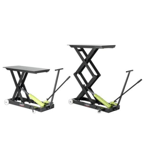 Mesa elevatória tipo tesoura - F series - Larzep - manual / estacionária