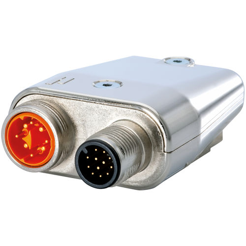Conector de dados - TWINTUS - HUMMEL - DIN / retangular / flangeado