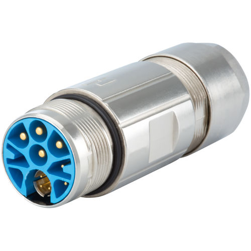 Conector híbrido - 7.560 series - HUMMEL - DIN / circular / de crimpar