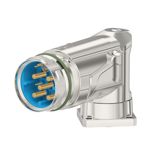 Conector híbrido - 7.749.06 series - HUMMEL - de ângulo reto / circular / de crimpar