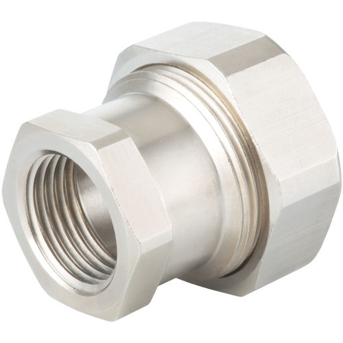 Adaptador hidráulico para tubos - 2 356 series - HUMMEL - com rosca / em latão niquelado
