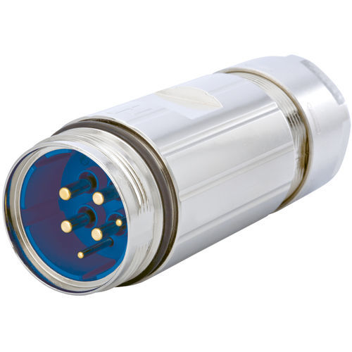 Conector de alimentação elétrica - 7.720 series - HUMMEL - reto / circular / de crimpar