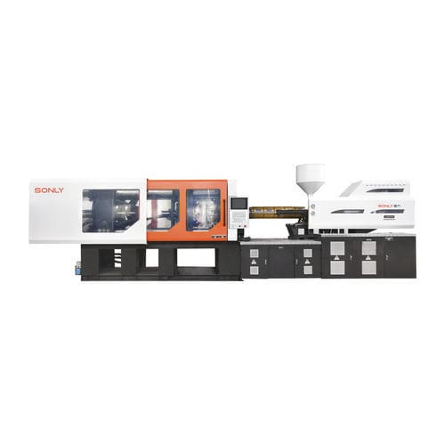 Máquina injetora horizontal - U330TSH/449 - ZHEJIANG SONLY INTELLIGENT EQUIPMENT CO.,LTD - elétrica e hidráulica / para PVC / para PP