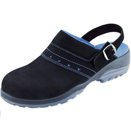 Sapato tipo tamanco aberto - GX 390 black - Atlas - para laboratório / antiderrapante / resistente à perfuração