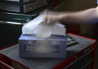 Lencos umedecidos de limpeza para as mãos - 55800 - SPILFYTER