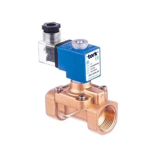Válvula solenoide de ação indireta - S1010 - SMS-TORK - de 2 vias / normalmente fechada / para água