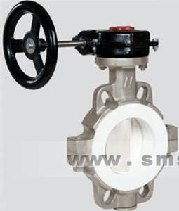 Válvula borboleta - T-KV.W1320 series - SMS-TORK - manual / em aço inoxidável / para líquidos de alta viscosidade
