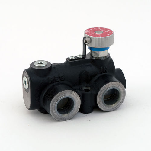 Divisor de fluxo de prioridade variável - 2FV2V - Webtec - em aço / em ferro fundido