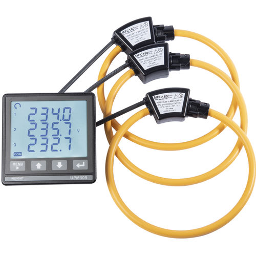 Analisador de monitoramento - UPM309RGW (3 x MFC150) - Algodue Elettronica - para rede elétrica / de potência / de tensão