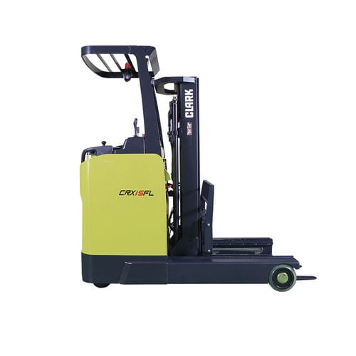 Empilhadeira retrátil elétrica - CRX series - CLARK Material Handling - para operador a bordo em pé / de movimentação / para armazém