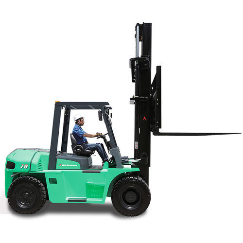Empilhadeira a diesel - FD70-100NH series - Mitsubishi Forklift Trucks - para operador sentado a bordo / contrabalançada / de grande capacidade