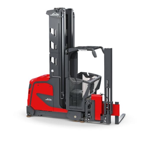 Empilhadeira tridirecional para corredores muito estreitos - K series - Linde Material Handling - elétrica / para operador sentado a bordo / para armazém