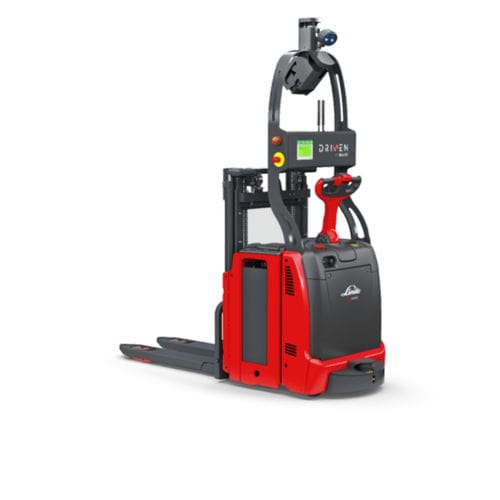 Empilhadeira patolada para paletes - L-MATIC - Linde Material Handling - a bateria / AGV / com operador a pé