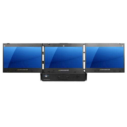 Gaveta para rack com tela múltipla - RPM-HD17 series - Acnodes Corporation - console / com teclado / com monitor LCD