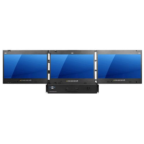 Gaveta para rack com tela múltipla - RPM-4K17 series - Acnodes Corporation - console / com teclado / com monitor LCD