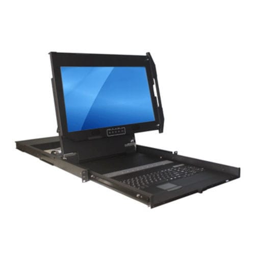 Gaveta para rack com teclado - KD80240 - Acnodes Corporation - console / com monitor LCD / 1U