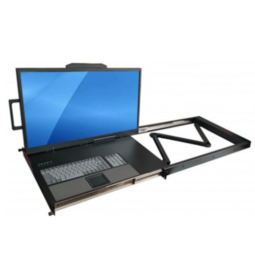 Gaveta para rack console - KD80274 - Acnodes Corporation - com teclado / com monitor LCD / 1U