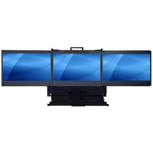 Gaveta para rack com tela múltipla - KD8173T - Acnodes Corporation - console / com teclado / com monitor LCD