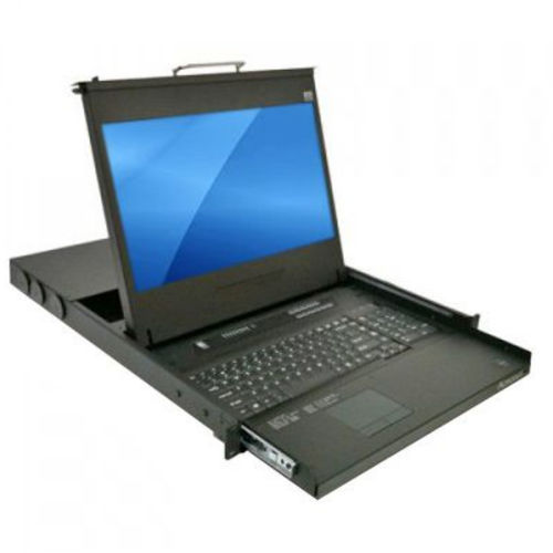Gaveta para rack com chaveador KVM integrado - MKD6117 - Acnodes Corporation - 19" / console / com teclado