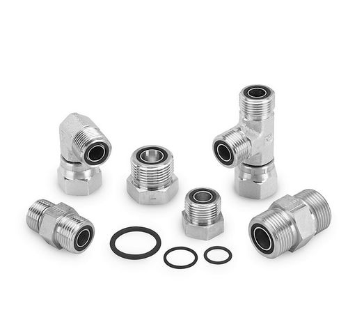 Conexão hidráulica - Parker Tube Fittings Division - de roscar / em T / cotovelo de 90°