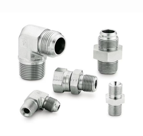 Adaptador hidráulico para tubos - 12C3P4S - Parker Tube Fittings Division - industrial / macho-canelado / de aço