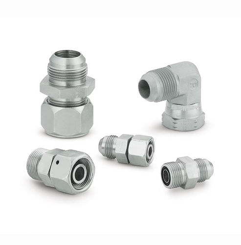 Conexão hidráulica - 10 BUHLO-S - Parker Tube Fittings Division - de roscar / flangeada / cotovelo de 90°