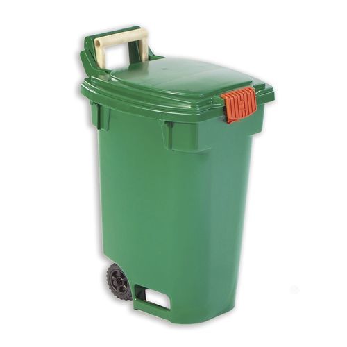 Contêiner de lixo em material plástico - NPL 280 - ORBIS - para resíduos domésticos / de coleta seletiva / com tampa