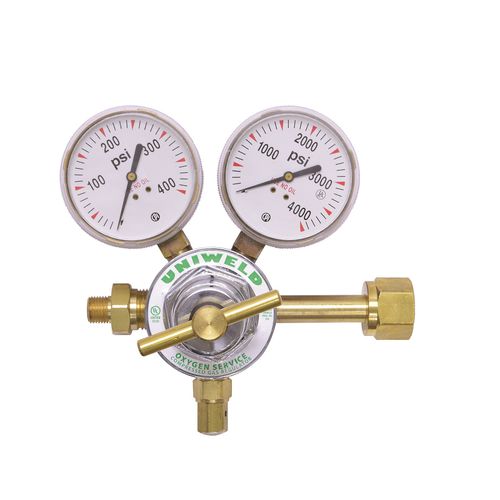 Regulador de pressão para combustível - MEGAREG series - Uniweld - de diafragma / de simples estágio / em latão