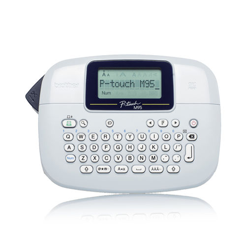 Rotuladora compacta - PT-M95 - Brother UK Ltd - de 1 linha / de 2 linhas / portátil