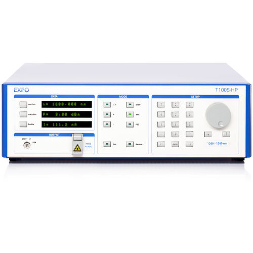 Fonte de luz a laser - T100S-HP - EXFO - sintonizável / de bancada