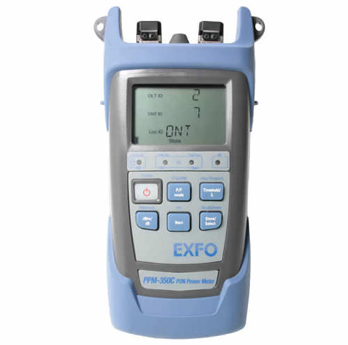 Medidor de potência óptico - PPM-350C - EXFO - digital / portátil / para fibra óptica