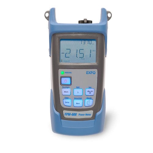 Medidor de potência óptico - FPM-600 - EXFO - digital / portátil / para fibra óptica