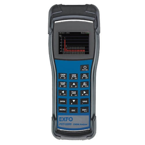 Analisador para rede elétrica - FOT-5200 - EXFO - de espectro / portátil