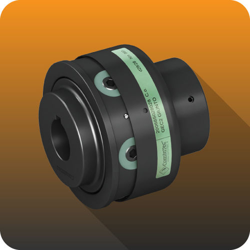 Acoplamento flexível - GEC Series - ComInTec - compacto / flangeado