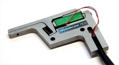 Microgarra de preensão elétrica -  GRIPPY 3 - piezosystem jena GmbH - angular / de 2 dedos