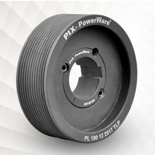 Polia para correia estriada - PIX-PowerWare&reg; - PIX Transmissions Limited - em V / com bucha cônica / em ferro fundido