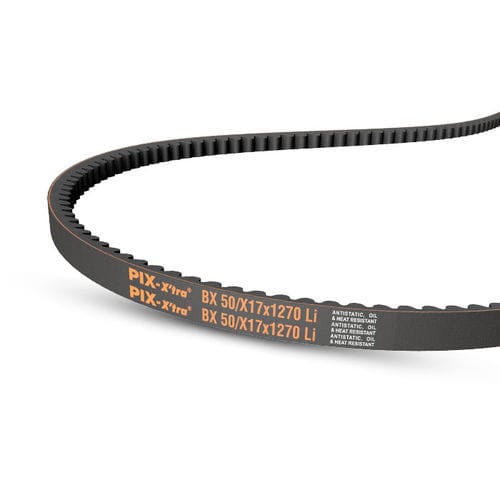Correia sem revestimento - PIX-X'tra&reg; - PIX Transmissions Limited - dentada / em V / em borracha