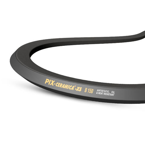 Correia sob medida - PIX-Ceramica&reg;-XS (PT-6) - PIX Transmissions Limited - em V / em borracha / para roletes de transportadores