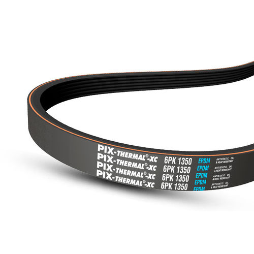 Correia resistente a altas temperaturas - PIX-Thermal®-XC - PIX Transmissions Limited - estriada / Poly-V / em borracha