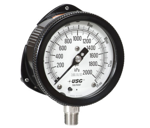 Manômetro absoluto - SOLFRUNT 1901 - AMETEK Pressure - de pressão relativa / com mostrador analógico / com rosca
