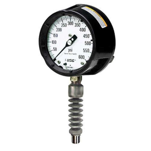Manômetro com mostrador analógico - Sta-Kool - AMETEK Pressure - NPT 1/2 / em aço inoxidável / com tubo de Bourdon