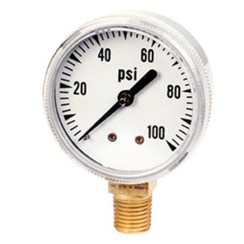 Manômetro absoluto - 590 - AMETEK Pressure - com mostrador analógico / com rosca / em latão